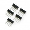 2x4 Buchse, Raster 2 mm