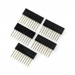 Erweiterte Buchse 1x10, 2,54mm Raster für Arduino - 5 Stk.