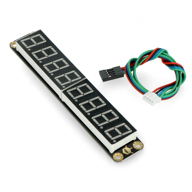 DFRobot Gravity - 8-stellige Segmentanzeige - rot - DFRobot DFR0645-R