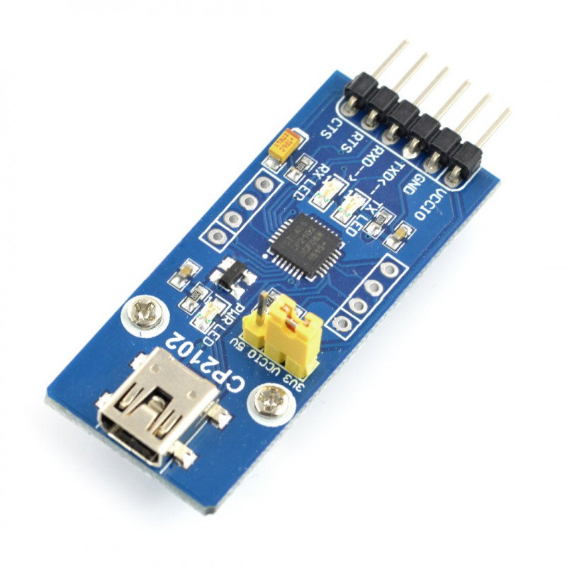 USB-UART-Konverter CP2102 - miniUSB-Buchse