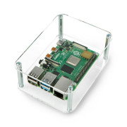 Gehäuse für HiFiBerry und Raspberry Pi Model 2B/B+ offen, transparent