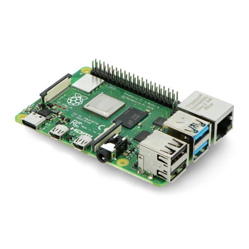 Raspberry Pi 4 Modell B WiFi DualBand Bluetooth 8 GB RAM 1,5 GHz