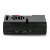 Gehäuse für Raspberry Pi 4 mit Lüfter - schwarz