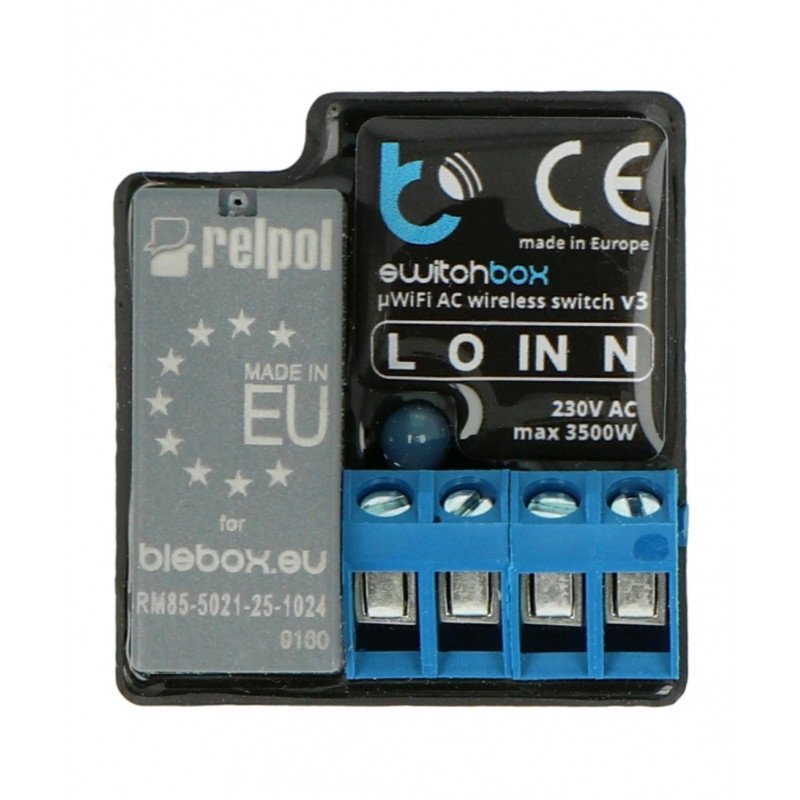 BleBox SwitchBox v3 - 230-V-WLAN-Relais - Android / iOS-Anwendung