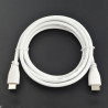 HDMI 2.0-Kabel – 1 m lang – offiziell für Raspberry Pi – weiß