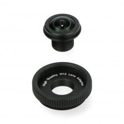 Fisheye M12 1,56 mm Objektiv mit Adapter für Raspberry Pi Kamera - AduCam LN031