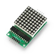 LED-Matrix 8x8 + Treiber MAX7219 - klein 32x32mm