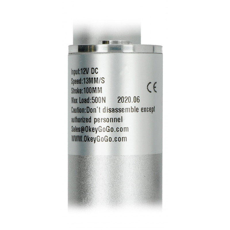 Elektroantrieb LA10 1000N 10mm/s 12V - Hub 10cm