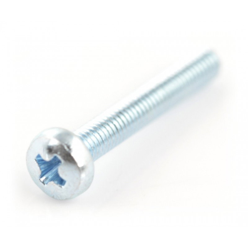 M3-Schrauben, Länge: 30 mm, Kreuzschlitz - 10 Stk.