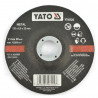 Metallschleifscheibe Yato YT-6124 - konvex - 125x6mm