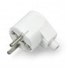 WT-20-Stecker – an eine geerdete Steckdose – weiß