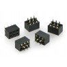 Kupplung 2x3, 2mm Raster, gerade - 5St.