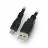 MicroUSB B Kabel - A 2.0 Lanberg schwarz - 1m