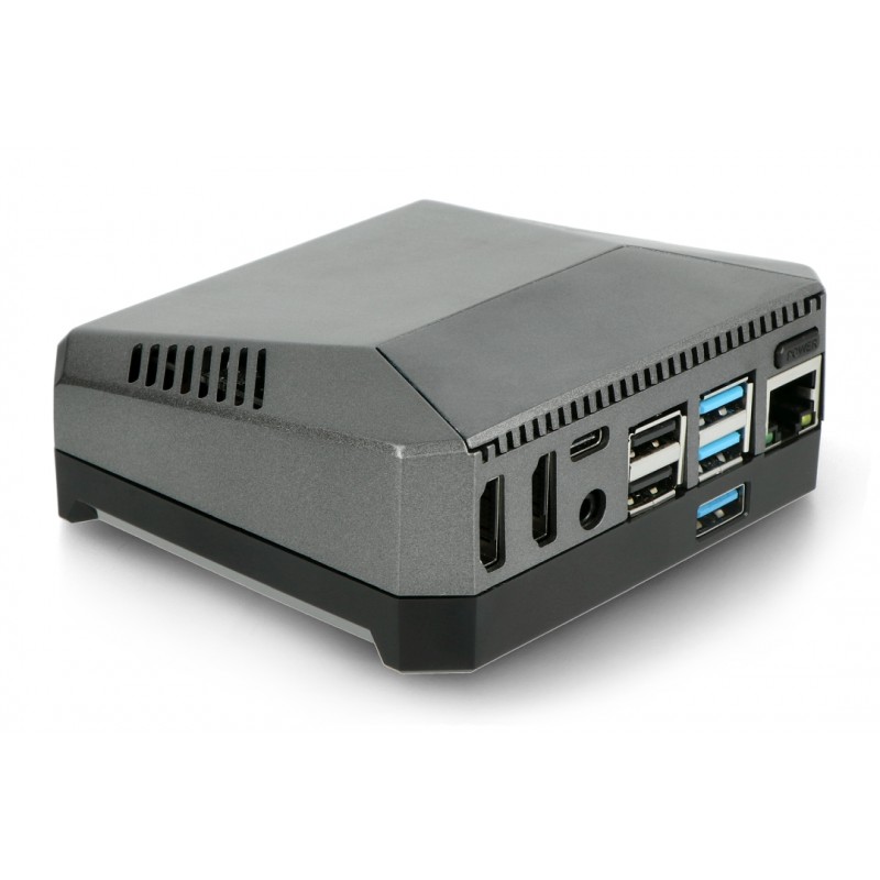 Aluminiumgehäuse für Raspberry Pi 4B mit Lüfter - Argon ONE M.2