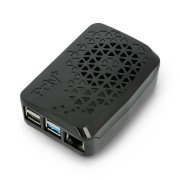 Gehäuse für Raspberry Pi 4B - Argon Poly + Vented - schwarz