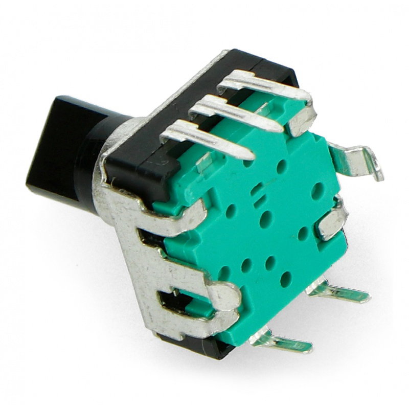 Encoder mit Drucktaster, 24 Impulse, 15 mm – EC12 vertikal