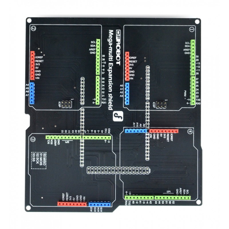 DFRobot Mega Multi - Erweiterungskarte für Arduino Mega