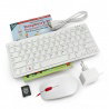 Kit mit Raspberry Pi 400 EU WiFi 4 GB RAM 1,8 GHz + offizielles Zubehör