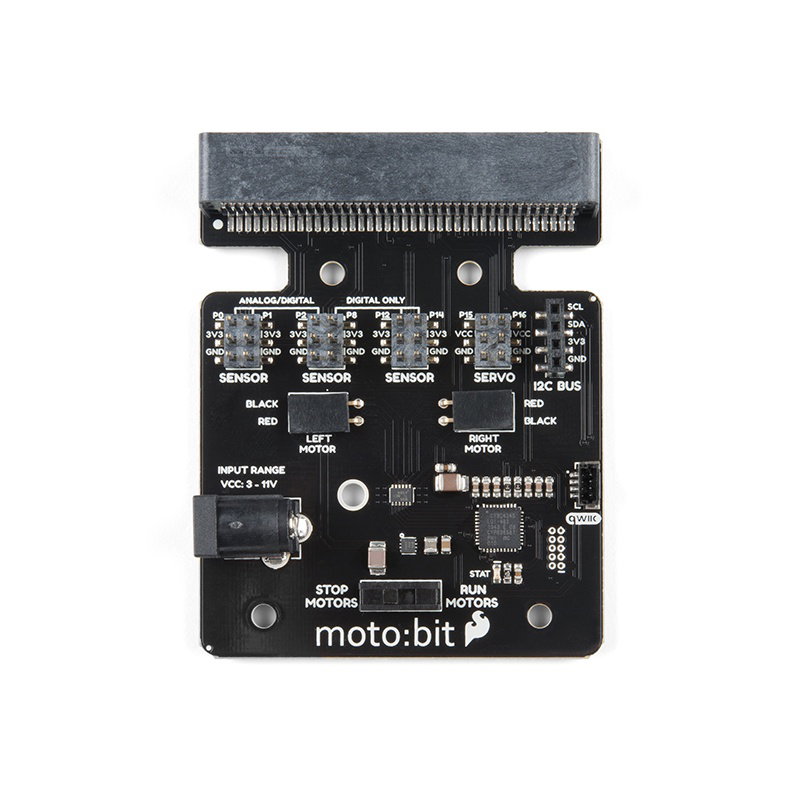 Moto: Bit-Motortreiber – Erweiterung für BBC-Mikro: Bit – Qwiic