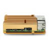 JustPi-Gehäuse für Raspberry Pi 4B - Aluminium - Kupfer-Gold - LT-4B03