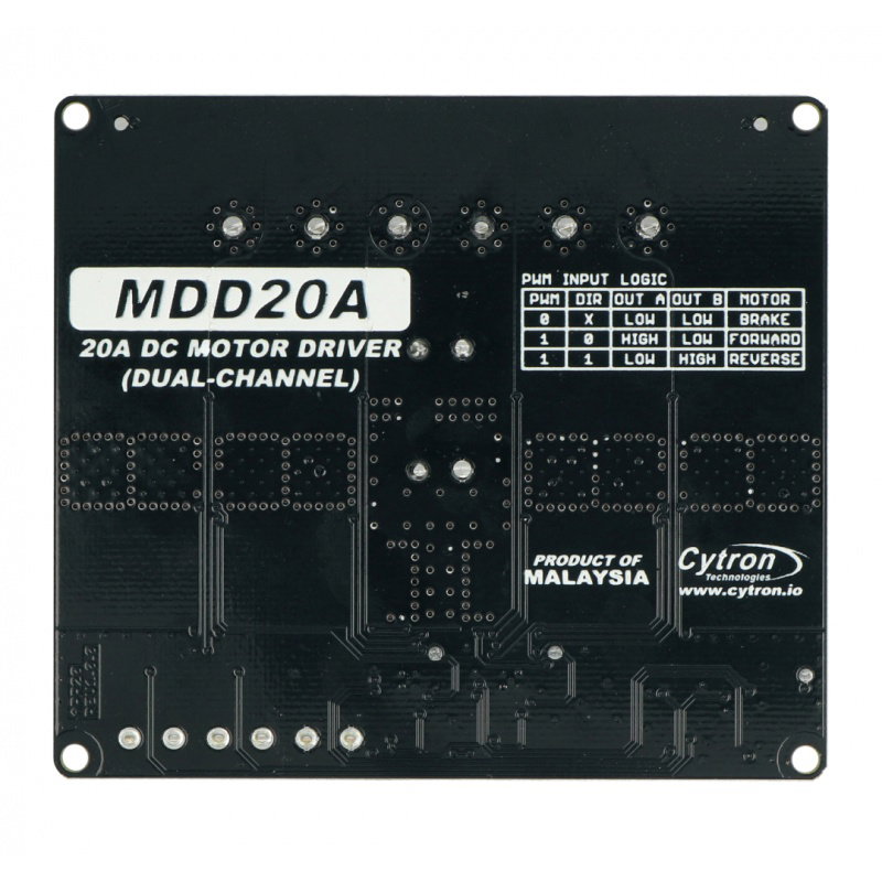 Cytron MDD20A - Zweikanaltreiber für DC 30V / 20A Motoren