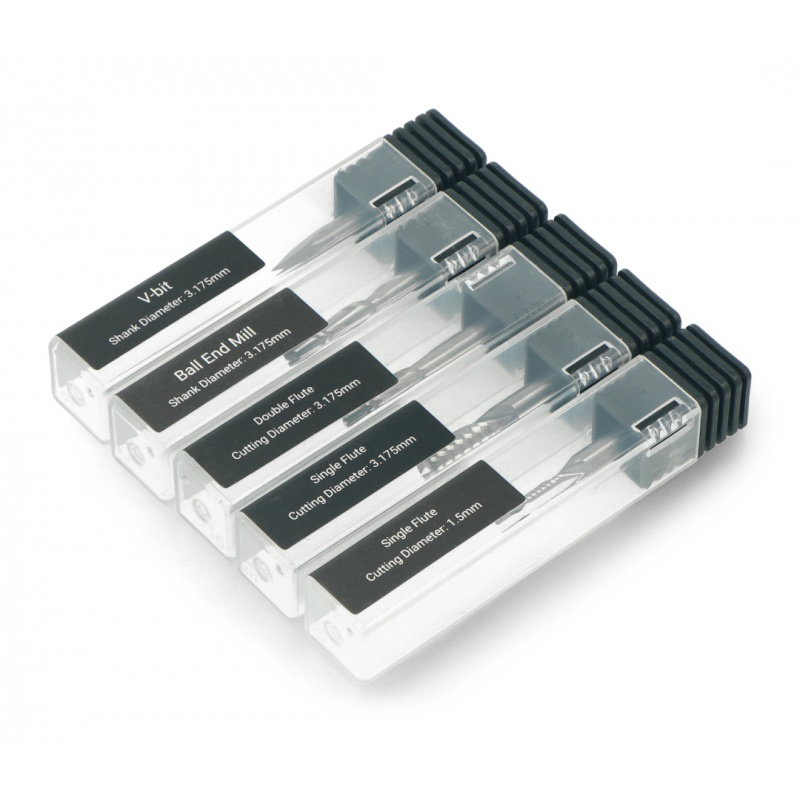 Set mit 5 CNC-Fräsern - für Snapmaker 2.0