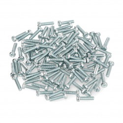Schraube M2.5 Bossard Länge 10mm verzinkt - 100 Stück