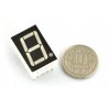 8-Segment-Anzeige x1 - 14 mm grün - 8 mcd - Kathodenfaktor