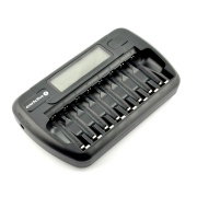 EverActive NC800 Batterieladegerät - AA, AAA 1-8 Stk.