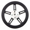 Pololu 60 x 8 mm schwarze Räder - ein Paar