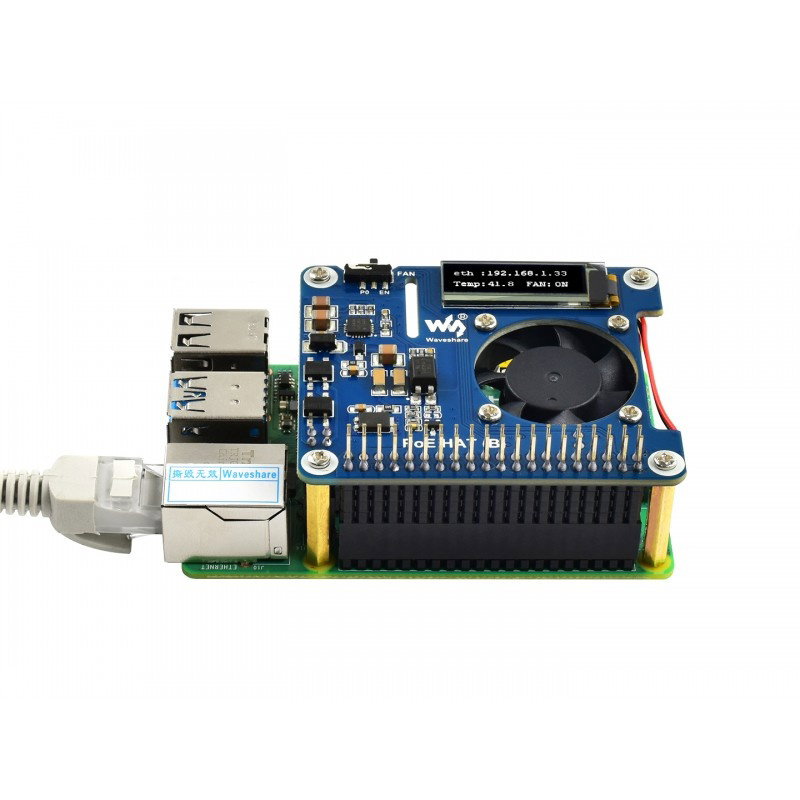 Power over Ethernet HAT (B) - PoE und 802.3af Netzwerkheader -