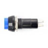 PBS 11A EIN-AUS-Schalter, rund 250V / 1A - blau