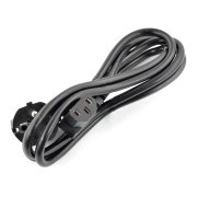 Computer-IEC-Netzkabel - abgewinkelt - Akyga - 1,5 m
