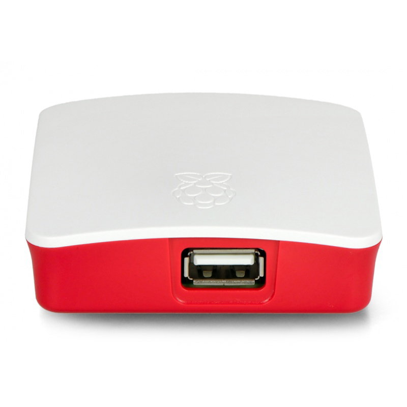 Offizielles Raspberry Pi 3 A+ Gehäuse – rot und weiß