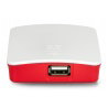Offizielles Raspberry Pi 3 A+ Gehäuse – rot und weiß