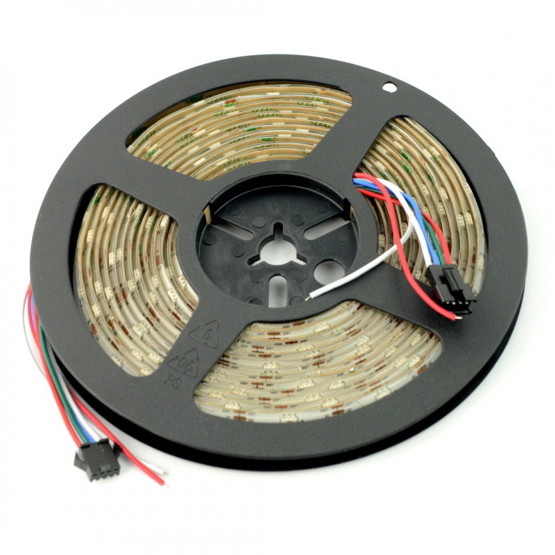RGB-LED-Streifen WS2813 - digital, adressiert - IP65 60 LED /