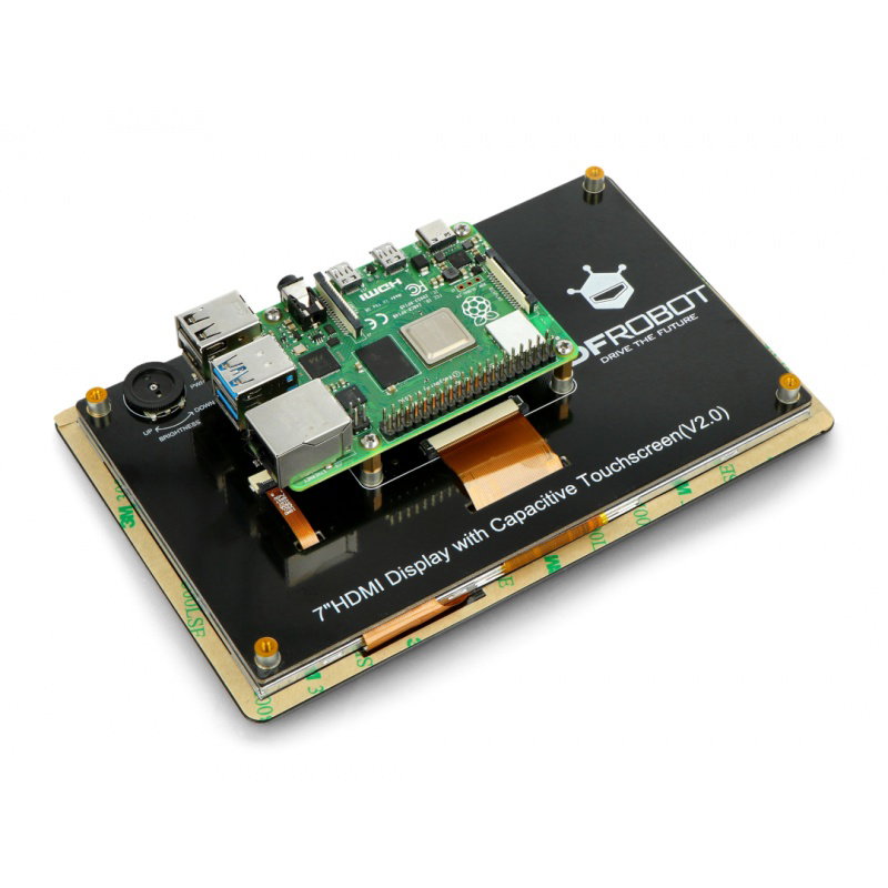 Kapazitiver LCD-Touchscreen 7 '' 1024x600px HDMI + USB