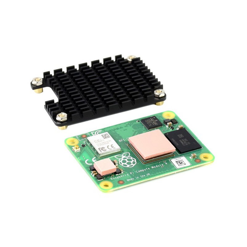 Aluminium-Kühlkörper für Raspberry Pi CM4 Compute Module 4 mit