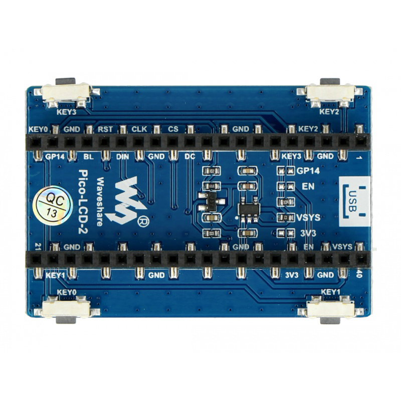 IPS-LCD-Display 2 '' 320x240px - SPI - 65K RGB - für Raspberry