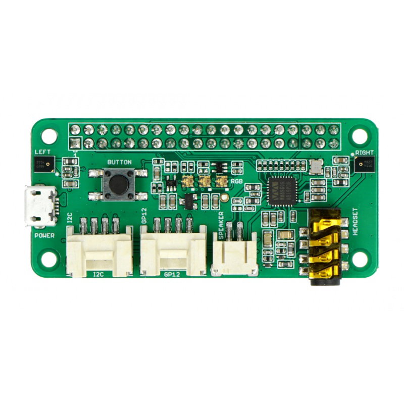 ReSpeaker v1.1 für Raspberry Pi - Modul mit 2 Mikrofonen -