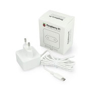 USB C 5,1V / 3A Netzteil für Raspberry Pi 4, original - weiß