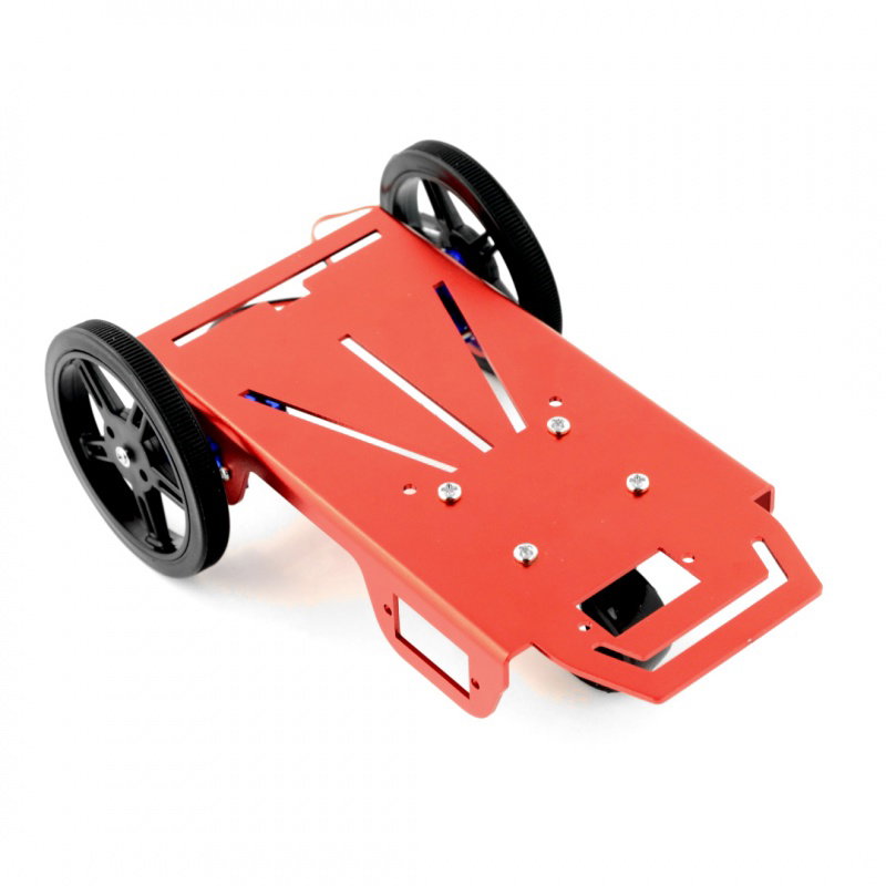 Feetech FT-MC-001-KIT 2WD 2-Rad-Roboterchassis (Aluminium) +