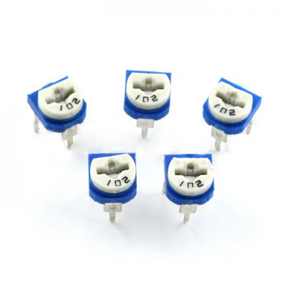 Einbaupotentiometer - angeschlossen an die analogen Leitungen kann als Teil der Benutzerschnittstelle verwendet werden - ein