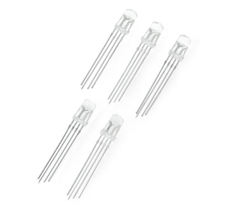 Dioda LED 5mm RGB wsp. anoda