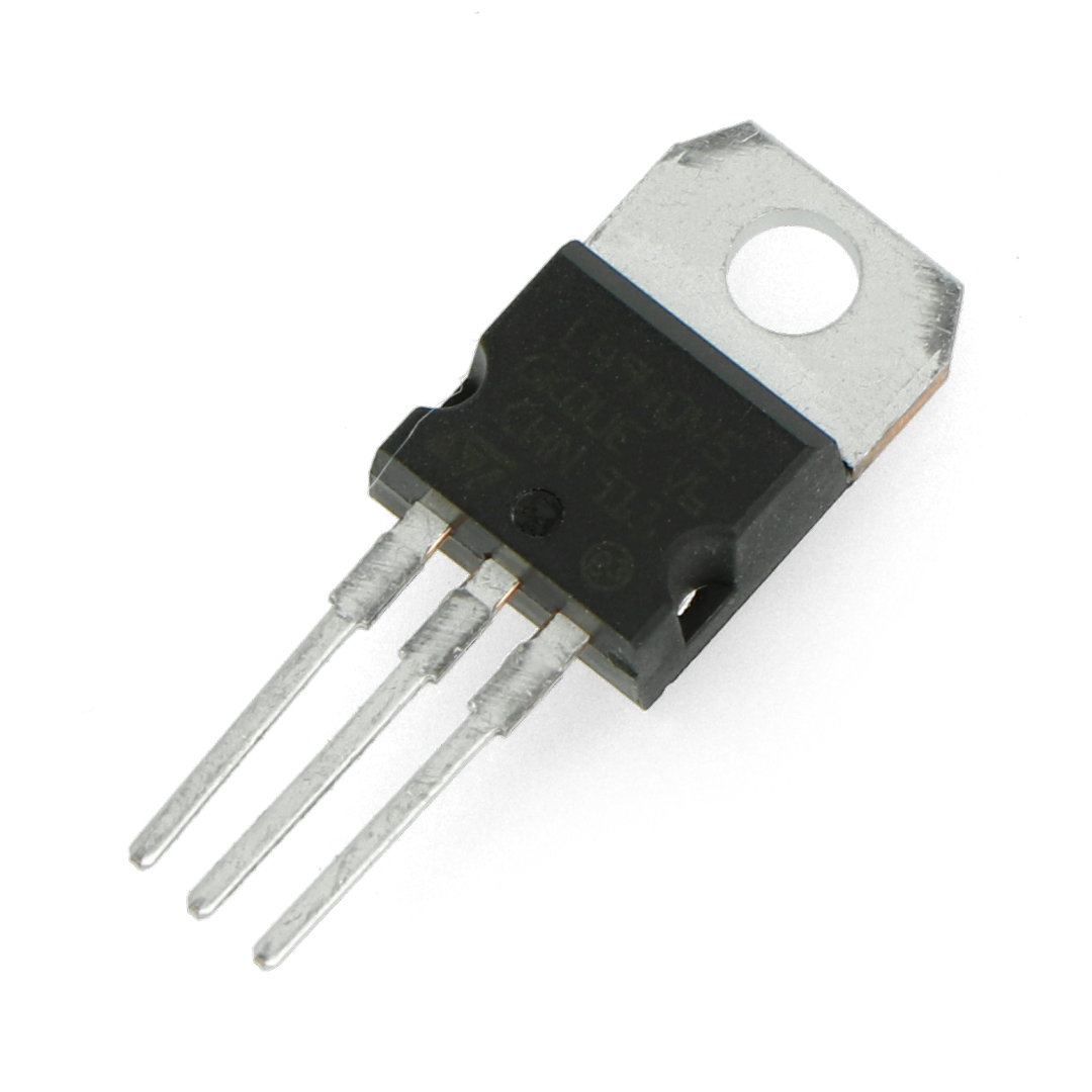 5-V-Spannungsstabilisator mit Kondensatoren