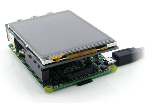Ein Beispiel für die Verbindung des Bildschirms mit einem Raspberry Pi
