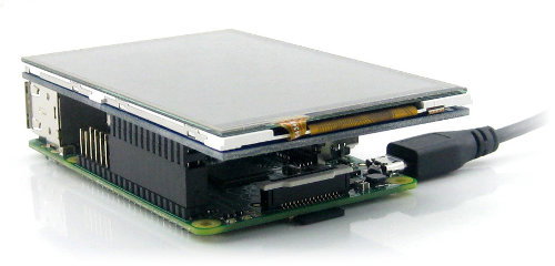 Ein Beispiel für die Verbindung des Bildschirms mit einem Raspberry Pi