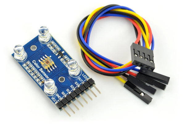 Farbsensor, Lichtfrequenzwandler TCS3200 - Waveshare 9520