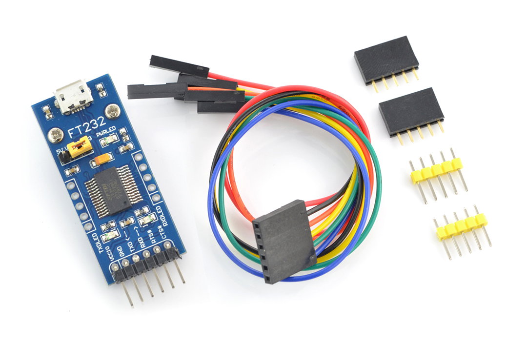 Konverter USB-UART FTDI FT232RL - microUSB-Buchse