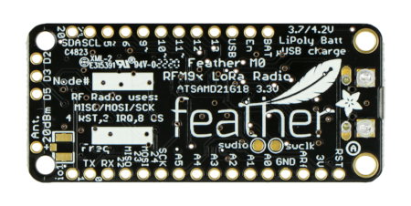 Adafruit Feather M0 WiFi 32-bit, arduino, moduł,kontroler,